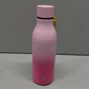 Konokyo Insulated Water Bottle with Strap,18 oz Double Wall Stainless Steel Vacuum Bottles Metal Water Flask,Cherry