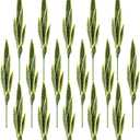 16 Pcs Faux Snake Plants 30 Inch Artificial Snake Plant Tall Faux Agave Fake Sansevieria for Garden Home Office Store Indoor Outdoor Decoration (Yellow)