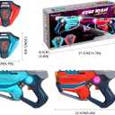 Laser Tag Set of 2, Lazer Tag Game with LED Score Display Vests for Kids,Teens & Adults, Birthday Gift Toys for Kids Ages 8 9 10 11 12+Year Old Boy & Girls