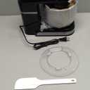 Kitchen in the box Stand Mixer,3.2Qt Small Electric Food Mixer,6 Speeds Portable Lightweight Kitchen Mixer for Daily Use with Egg Whisk,Dough Hook,Flat Beater (Black)