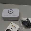 Alarm Clock Speaker Wireless Charger, Digital Alarm Clocks Bedrooms Bluetooth, Alarm Clock Dimmable Light Bedrooms Dual Alarm Snooze Dimmer 12 24H RGB Night Light Bluetooth USB AUX, Gray