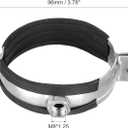 uxcell Adjustable Pipe Bracket Clamp, 2-1/2" (63mm) Wall Ceiling Mount Iron Pipe Strap Support 5pcs