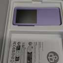 AGPTEK 64GB MP3 Player with Bluetooth, M3 2.4 inch Music Player with Speaker and FM Radio, Touch Buttons, Supports Up to 128GB(Purple)