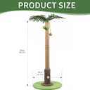RPZ Cat Scratching Post, Sisal Scratcher with Toys for Indoor Cats | Protects furniture while satisfying natural scratching instincts. Durable sisal post with interactive toys for daily play.
