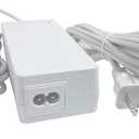 Power Replacement Cord Compatible With Cricut Maker 3 Cutting Machine - 24V AC DC Power Adapter and Charger Supply Wall Plug (White)