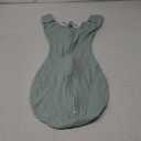 SwaddleDesigns Transitional Swaddle Sack, Arms Up Half-Length Sleeves & Mitten Cuffs, Swaddle for Newborn Transition to Baby Sleep Sack Wearable Blanket, Medium, 3-6 month, 14-21 lb, Heathered Jadeite