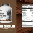 Levels Grass Fed Whey Protein Powder, No Artificials, 24G of Protein, Double Chocolate, 5LB (EXP 05/13/28)