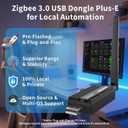 Zigbee 3.0 USB Dongle Plus-E (ZBDongle-E) | Universal Zigbee Coordinator, EFR32MG21 Chip | for Home Assistant (ZHA), Zigbee2MQTT & openHAB | Local Smart Home Automation Hub, Replaces Cloud Hubs
