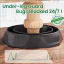 Bed Bug Interceptors, 8 Pack Bed Bug Traps, Insect Detector for Bed, Sofa & All Furniture. 24/7 Monitor, 360 Protection for Your Family's Peaceful Sleep, Black