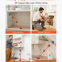 VEVOR Cabinet Jack Support Pole, 2-Pack, 18.9-29.5 Inch Steel Telescopic Quick Support Rod, Adjustable 3rd Hand System up to 220 lbs Capacity for Installing Cabinets, Lifting Drywall, Cargo Bars