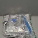 Amazon Basics Vacuum Compression Space Saving Storage Bags with Hand Pump for Clothes Packing, Jumbo, Clear, Pack of 6