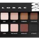 LORAC PRO Matte & Shimmer Eyeshadow Palette, Metallic High Pigmented, Mirror Compact