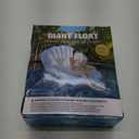 Thickened Inflatable Seashell Pool Float, Giant Pool Floating Raft Chair with Pearl Balls, for Children's Party, Ocean Theme Decorations, Beach & Pool Party Decorations (Extra Large)