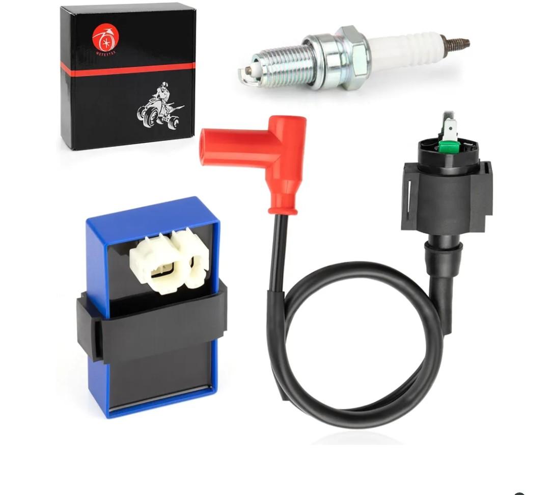 CDI Box Igniter and Ignition Coil & Spark Plug For HONDA Foreman 400 1997-2003 FourTrax Foreman 400 1995 1996 TRX400FW 4x4 30410-HM7-003