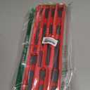 EMENTOL 9PCS Magnetic Extension Bar Holder, Red, 1/4", 3/8" and 1/2" Drive, Magnetic Ext. bars Organizer