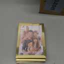 Hoikwo 18 Packs 5x7 Gold Multi Plastic Picture Frames Set with Plastic Cover for Family Photos, Artwork, Light Weight Bulk 5 by 7 Frames Packs for Wall Hanging and Table, Stylish Picture Frames