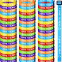 Landical 60 Pcs I Love to Read Wristbands Back to School Adjustable Webbing Bracelets Colorful Motivational Reading Bracelets for School Book Lover Gifts Classroom Rewards Reading Prizes Teacher Award