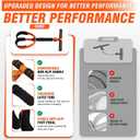 Upgrade Pedal Resistance Band with Handles - Thickened Latex Tubes & Soft Foam Foot Pedal for Full Body Workout, Core/ABS, Legs, Glutes, Arms, Pilates, Physical Therapy