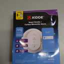 Kidde Smart Smoke and Carbon Monoxide Detector, Ring App Enabled for Real-Time Notifications, Hardwired Alarm, AA Backup Battery