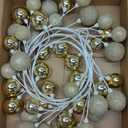 6ft Christmas Ball Garland  DecorSea Glitter & Shiny Baubles, Elegant Holiday Decoration for Mantel, Stairs, Door Frame & Tree Decor (Red&Green&Gold)