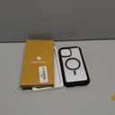 Miracase Magnetic for iPhone 13 Pro Max Case 6.7 inch, (Compatible with MagSafe) Upgrade Full-Body Clear Phone Bumper Case with Built-in 9H Tempered Glass Screen Protector, Magnetic Classic Black