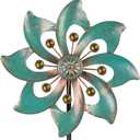 VEWOGARDEN Garden Decor Wind Spinners, Small Waterproof Metal Pinwheels Wind Spinner for Yard and Garden 37 * 10inches (Single Blade)