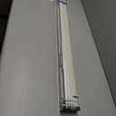 Motorized Blinds with Remote, Smart Blinds with Solar Panel, Thermal Blackout Electric Blinds, Automatic Blinds for Windows Compatible with Alexa, White-46 x72