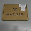 M MAELREG Mens Polo Shirts Short Sleeve Dry Fit Jacquard Performance Moisture Wicking Casual Pocket Golf Shirts for Men (Green, M)