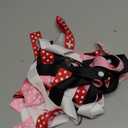 Nuolich 4Pcs Mouse Ears Headband Holder Polka Dot Vertical Organizer Hanging Wall Display Decor Hair Accessories Holder