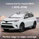 EcoNour Windshield Sunshade Compatible for Toyota RAV4 2013-2016 2017 2018, LE, XLE, Premium, XSE, Limited, SE, TRD Off-Road, Sun Visor for Front Window Sun Shade Cover, Car Accessories