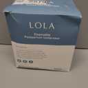 LOLA Postpartum Underwear with Organic Cotton Max Absorbency for Postpartum Bleeding - Pregnancy Hospital Bag Essentials - 10 Count