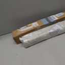 UNISHADES no Drill Cordless Roman Shades for Windows, 20" W 64" H - 100% Blackout - Linen - Beige
