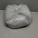 Hoewina Dog & Cat Bed for Indoor Cats, 20in Calming Donut Bed for Puppy and Kitten, Washable Round Fluffy Pet Bed for Small Medium Dogs and Cats (Light Grey)