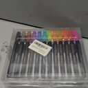 Glitter Markers 12 Colors Double Line Outline Markers, For Doodling,Painting,Christmas Cards, DIY Craft Projects Art Supplies For Girls Kids Ages 8-12 Glitter Pens For Adults