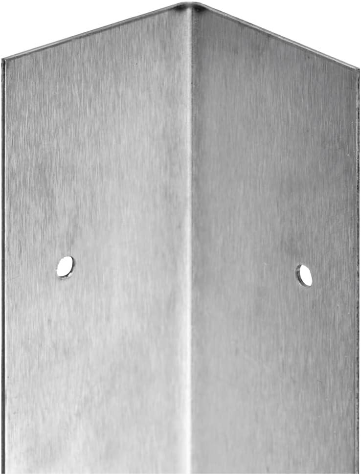 Prime-Line MP10857 Stainless Steel Corner Shield with Fasteners, 2 x 48 In. (6 Pack) 