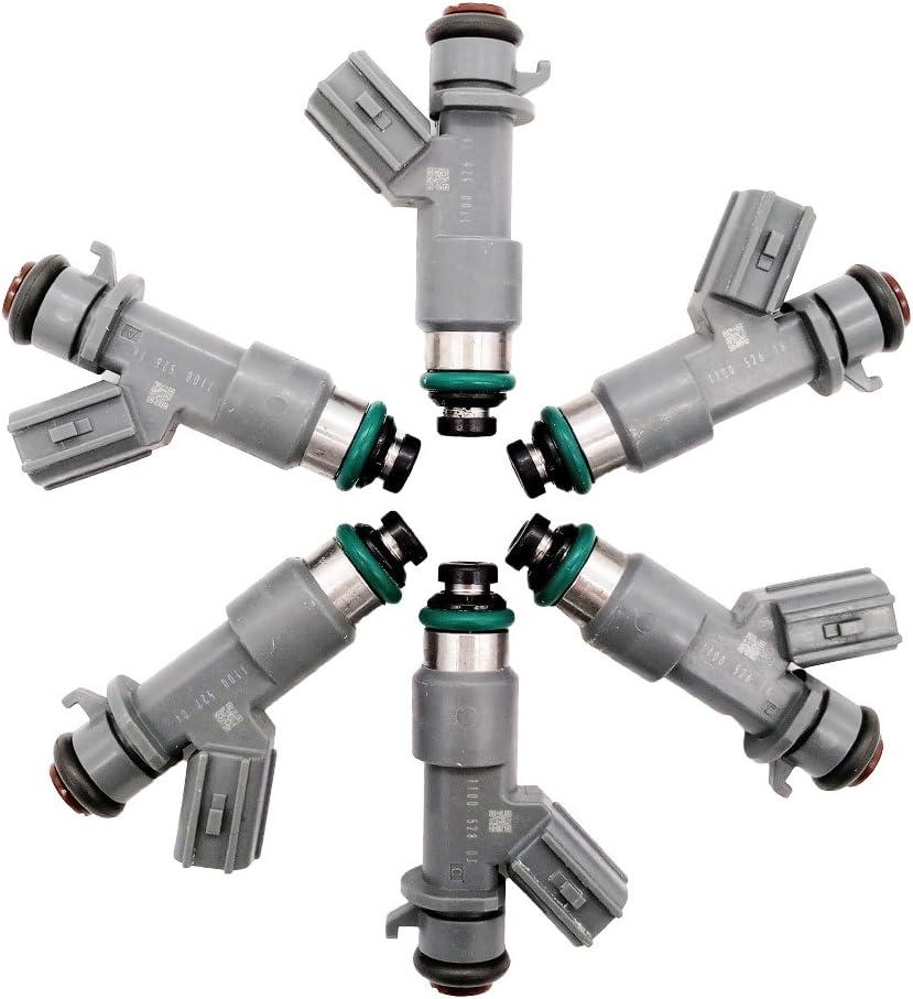 16450-R70-A01 6pcs Fuel Injectors 12 Holes Fits for Acura MDX RDX RL TL TSX ZDX Honda Accord Crosstour 3.0L 3.5L 3.7L V6 2008-2020 195500-1100 842-12352 FJ982