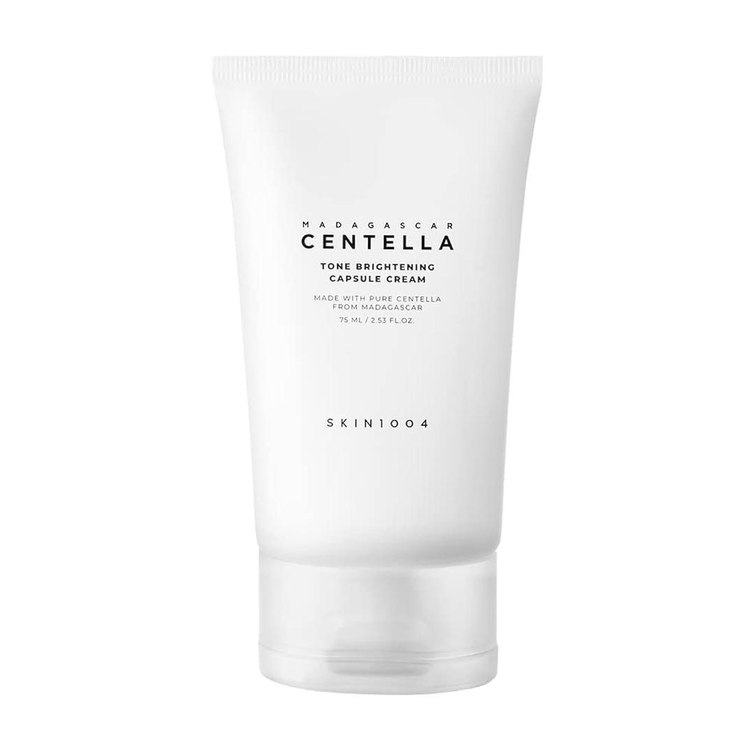 SKIN1004 Tone Balancing Capsule Cream, Korean Face Moisturiser with Madewhite, Niacinamide & Tranexamic Acid, Hydrating Face Cream with Madagascar Centella, Korean Skincare, 75ml