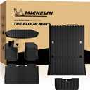 Michelin Vehicle Mats for 2025-2026 Tesla Cybertruck Full Set Floor Liners | All-Weather TPE Custom Fit Floor Mat, Not Fit Drop-in Bed Liner or Cyberbeast, Non Slip Truck Accessories, 6 Piece, Premier A