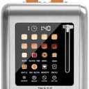 2 Slice Toaster Touch Screen, Stainless Steel Toasters Digital Timer 2 Slot Toasters, 8 Shade Settings 6 Bread Types for Bagel, Cancel, DefrostStainless Steel