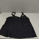 Womens Flowy Tankini Tops Only - Modest Bathing Suit Loose Fit Swimsuit Swim Tops No Bottom 2025 (Black), Size: 22 Plus