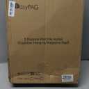 EasyPAG 5 Pocket Mesh Wall File Organizer, Hanging Paper Folder Holder with Classify Label, Vertical Wall Mount Mail Organizer for Office Home Classroom, White