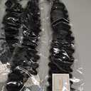 12A Deep Wave Human Hair Bundles 24 26 28 30 Inch 100% Unprocessed Deep Curly Bundles Human Hair Black Women Double Weft Wet and Wavy Hair Natural Color