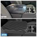 GafeSkui Jump Seat Center Console Armrest Cover Compatible with Chevy 19-25