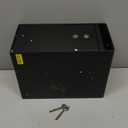 Barska Key Lock Depository Drop Safe  Steel Lock Box with Drop Slot, Anti-Fishing Baffle, for Cash, Receipts, Keys & Valuables  Ideal for Business & Office Use
