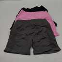 VVX 3 Piece Women's Workout Shorts Scrunch Butt Lifting Seamless High Waist Yoga Gym Shorts for Women M