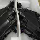 DWVO Headlights Assembly Compatible with 2010 2011 2012 2013 2014 2015 2016 Cadillac SRX 10 11 12 13 14 15 16 OE Projector Headlamp (Driver&Passenger Side) (Pair - Chrome/Amber/Clear)