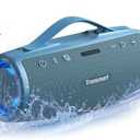 Tronsmart Mirtune S100 Portable Bluetooth Speaker, 50W Punchy Bass & Clear Treble, Retractable Handle, 20H Playtime, IPX7 Waterproof, Customize EQ for Outdoor, Camping,Beach(Blue)