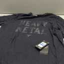 Under Armour Men's Project Rock Metal Short Sleeve T Shirt (X-Large, (001) Black / / White Clay), XL