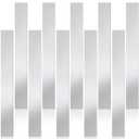 Amylove 10 Pcs Metal Strips Shim Stock Metal Sheet Shims Gap Filler Trim Strip 0.02'' Thickness(Stainless Steel,12'' Length, 1.5'' Width)
