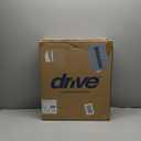 Drive Medical RTL12027RA 2-in-1 Raised Toilet Seat with Removable Padded Arms, Standard Seat